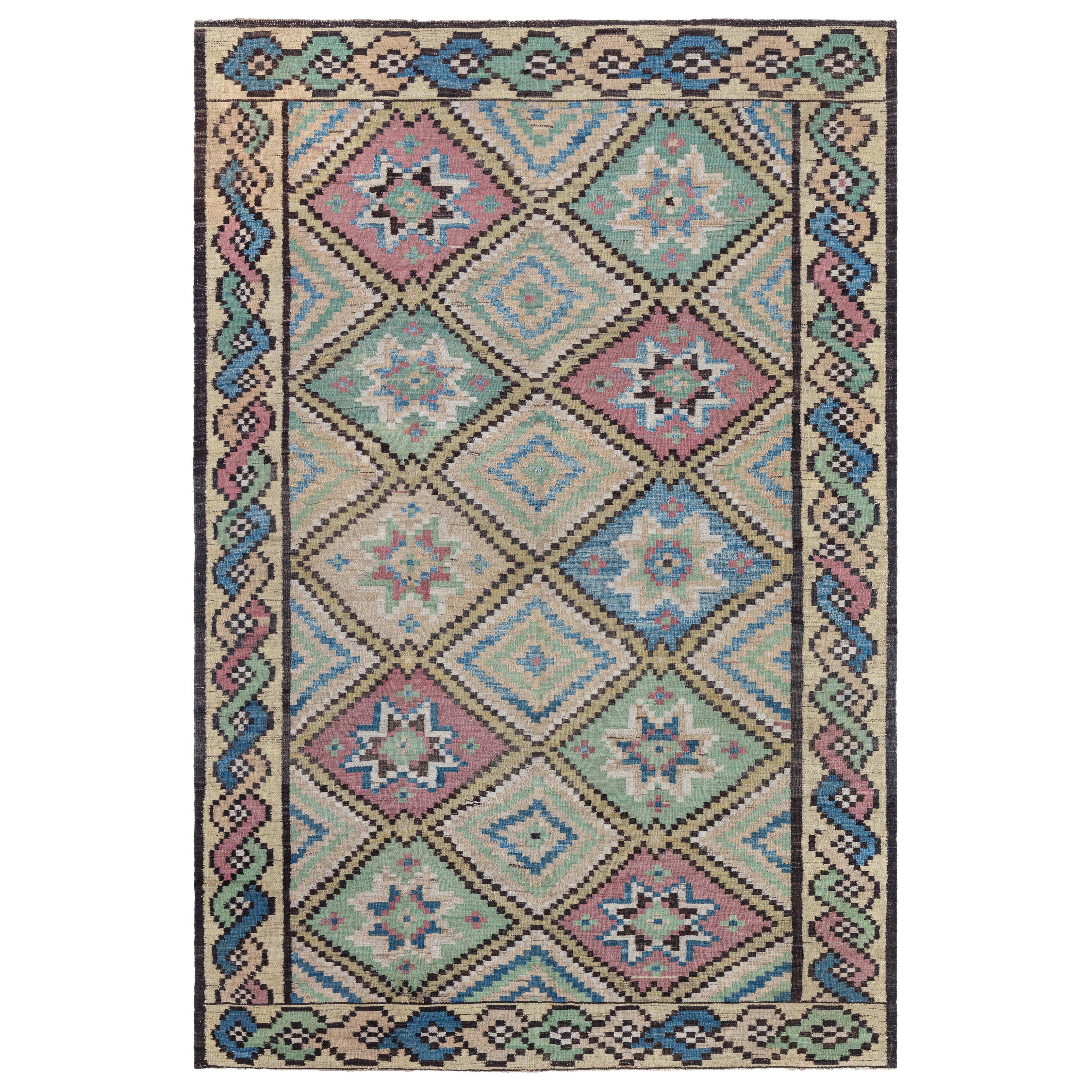 Doris Leslie Blau Mid-20th century Swedish Handmade Wool Rug