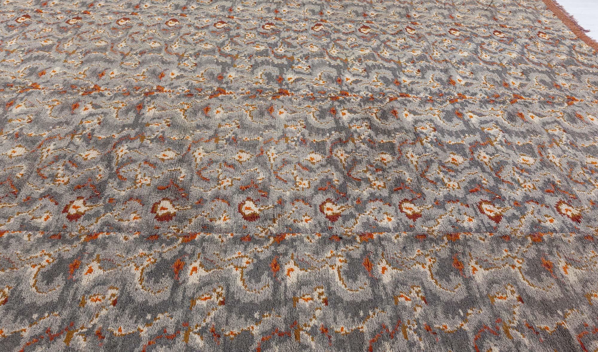 Doris Leslie Blau Mid-20th Century Swedish Pile Rug by Konstfliten, Gothenburg In Good Condition For Sale In New York, NY