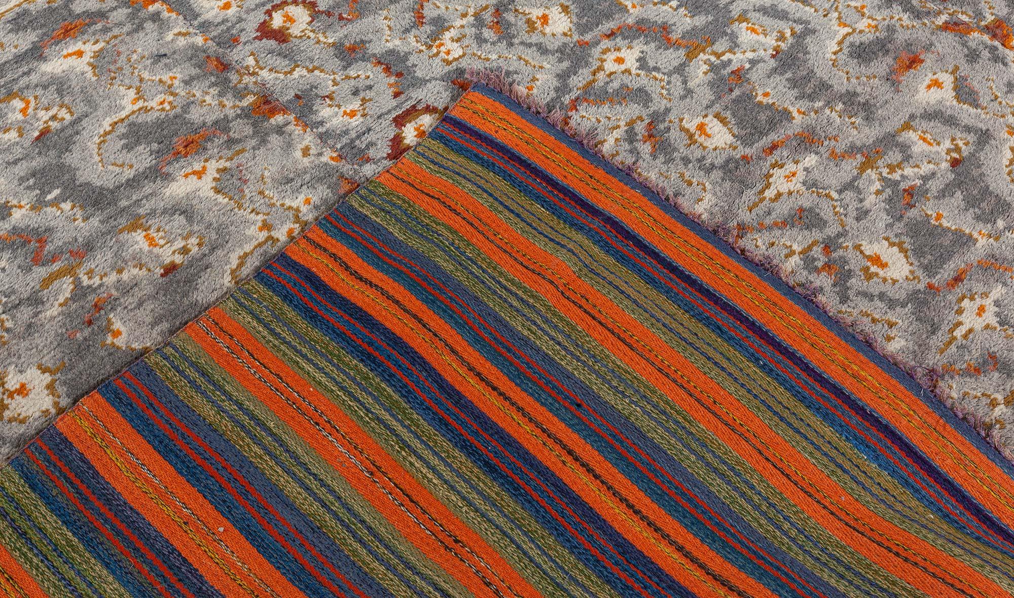 Doris Leslie Blau Mid-20th Century Swedish Pile Rug by Konstfliten, Gothenburg For Sale 1