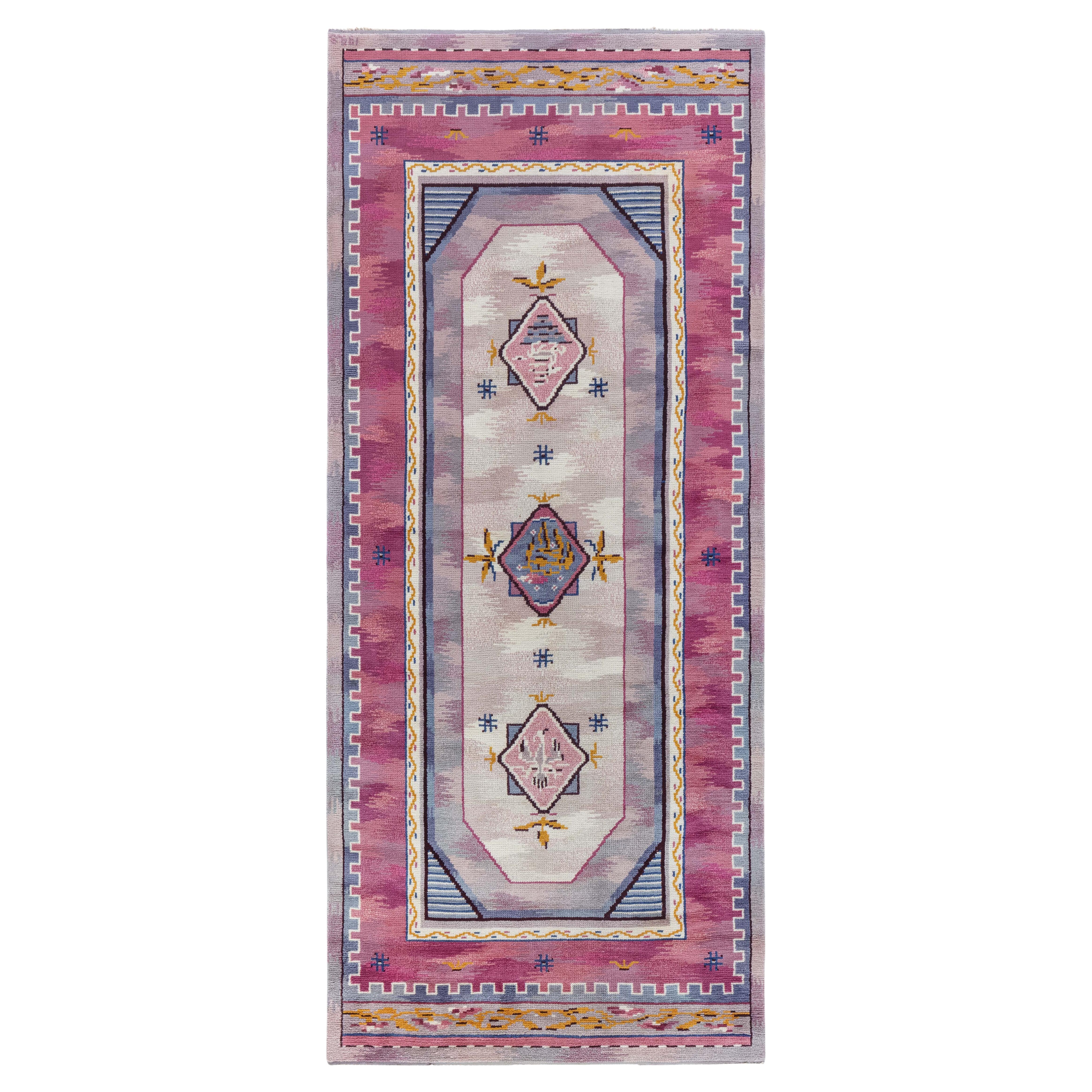 Doris Leslie Blau Mid-20th Century Swedish Pile Rug by Martha Ghan