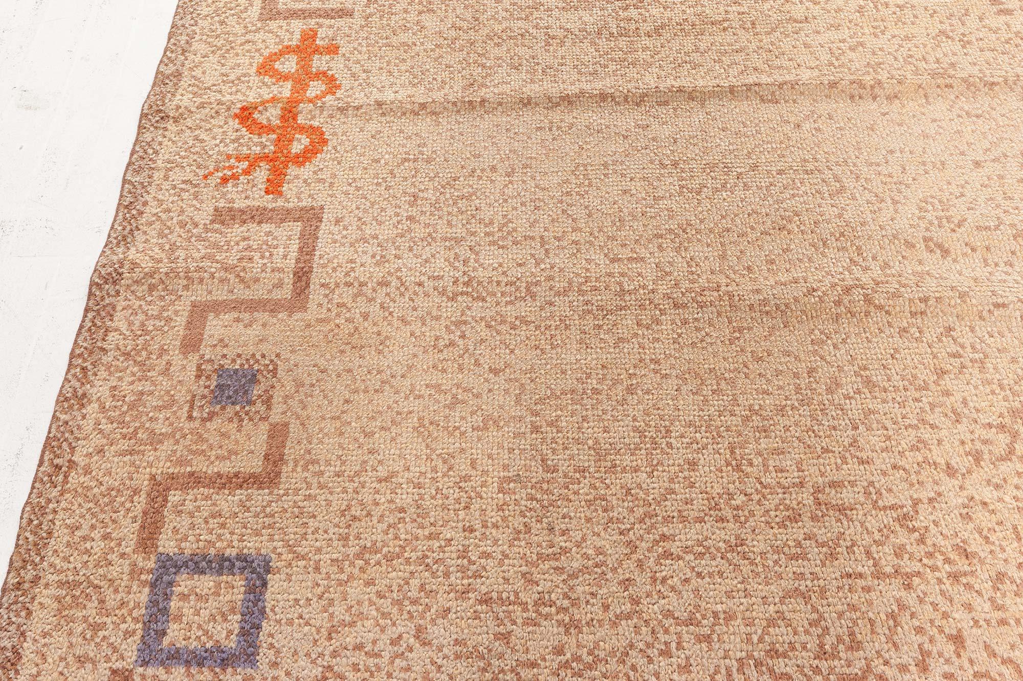 Doris Leslie Blau Alfombra de pelo sueco de mediados del siglo XX Moderno de mediados de siglo en venta