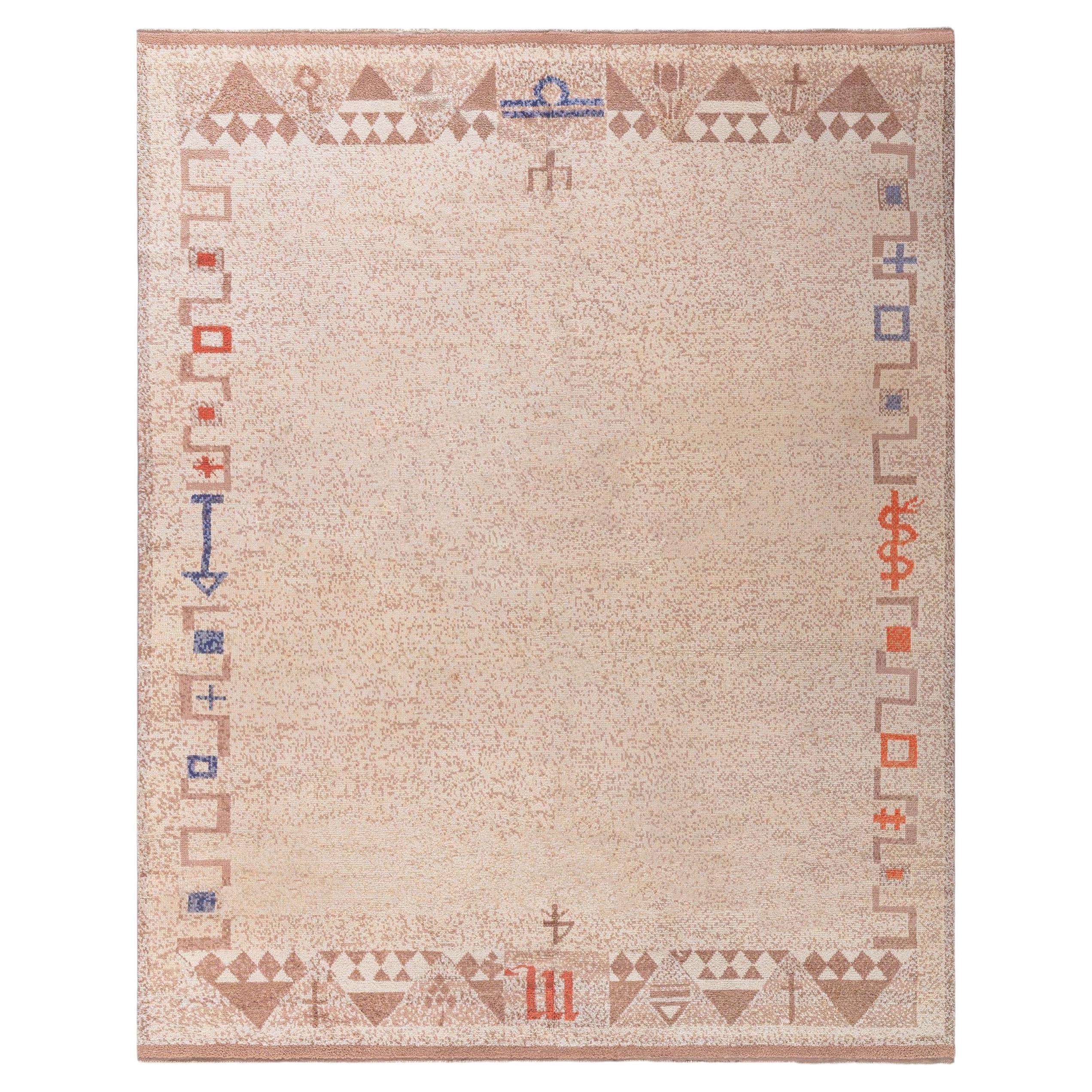 Doris Leslie Blau Mid-20th Century Swedish Pile Rug