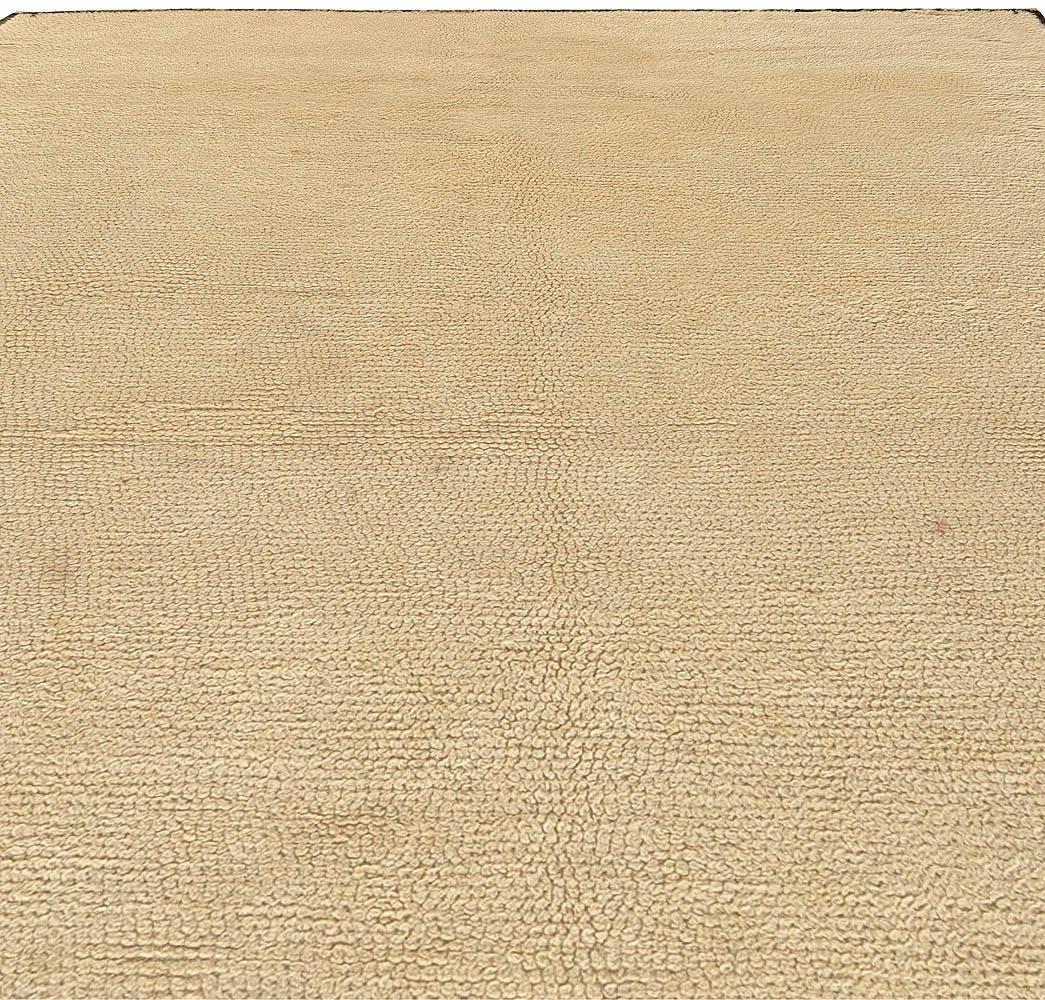 Doris Leslie Blau Vintage Tribal Beige Moroccan Rug In Good Condition For Sale In New York, NY