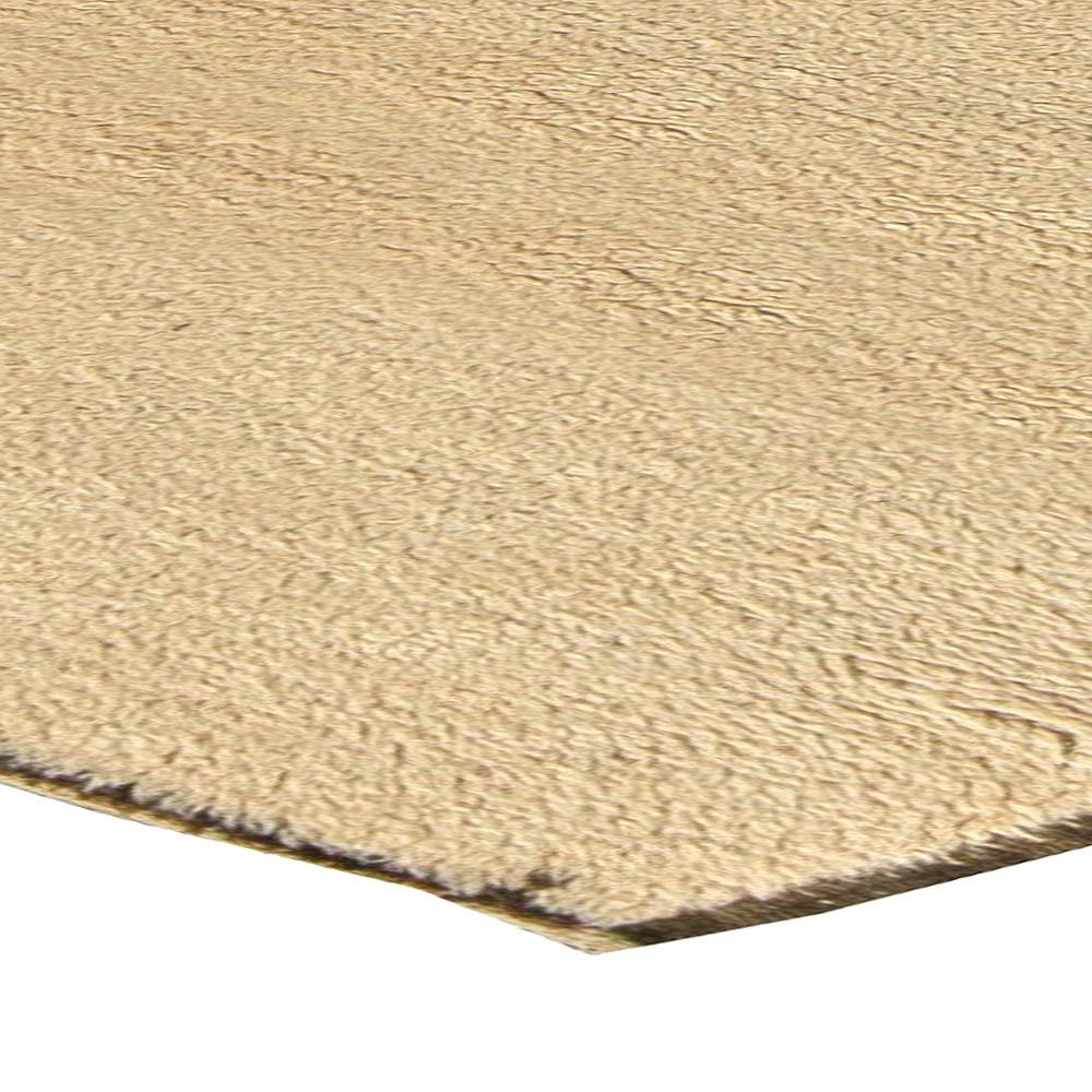Wool Doris Leslie Blau Vintage Tribal Beige Moroccan Rug For Sale