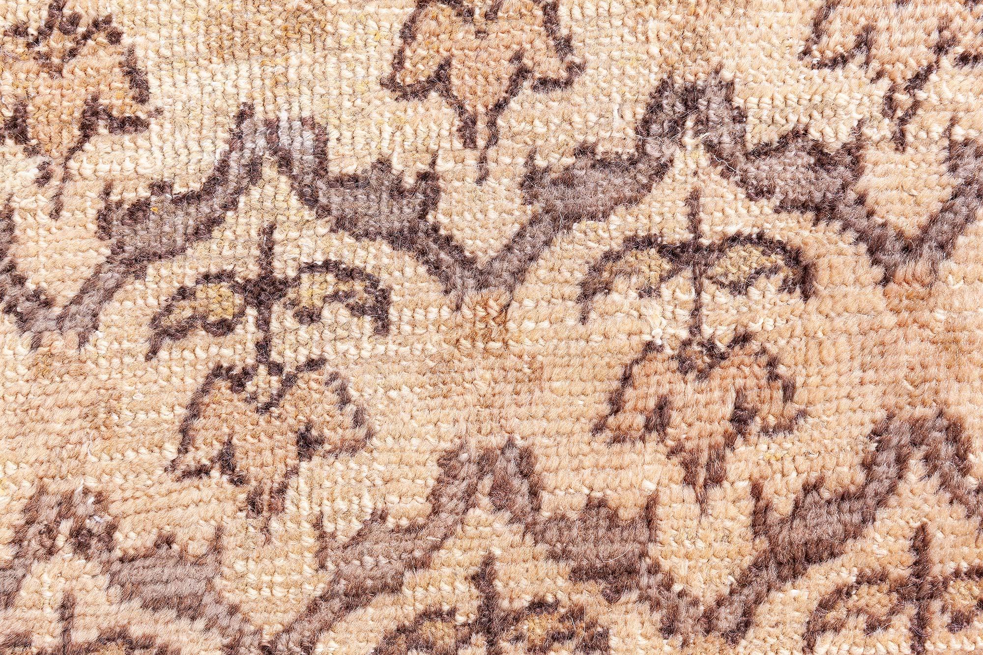 Doris Leslie Blau Alfombra de lana turca Hereke de mediados del siglo XX hecha a mano Turco en venta