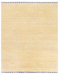 Doris Leslie Blau: Skandinavischer, abstrakter Flachgewebe-Wollteppich in warmem Beige aus der Mitte des Jahrhunderts