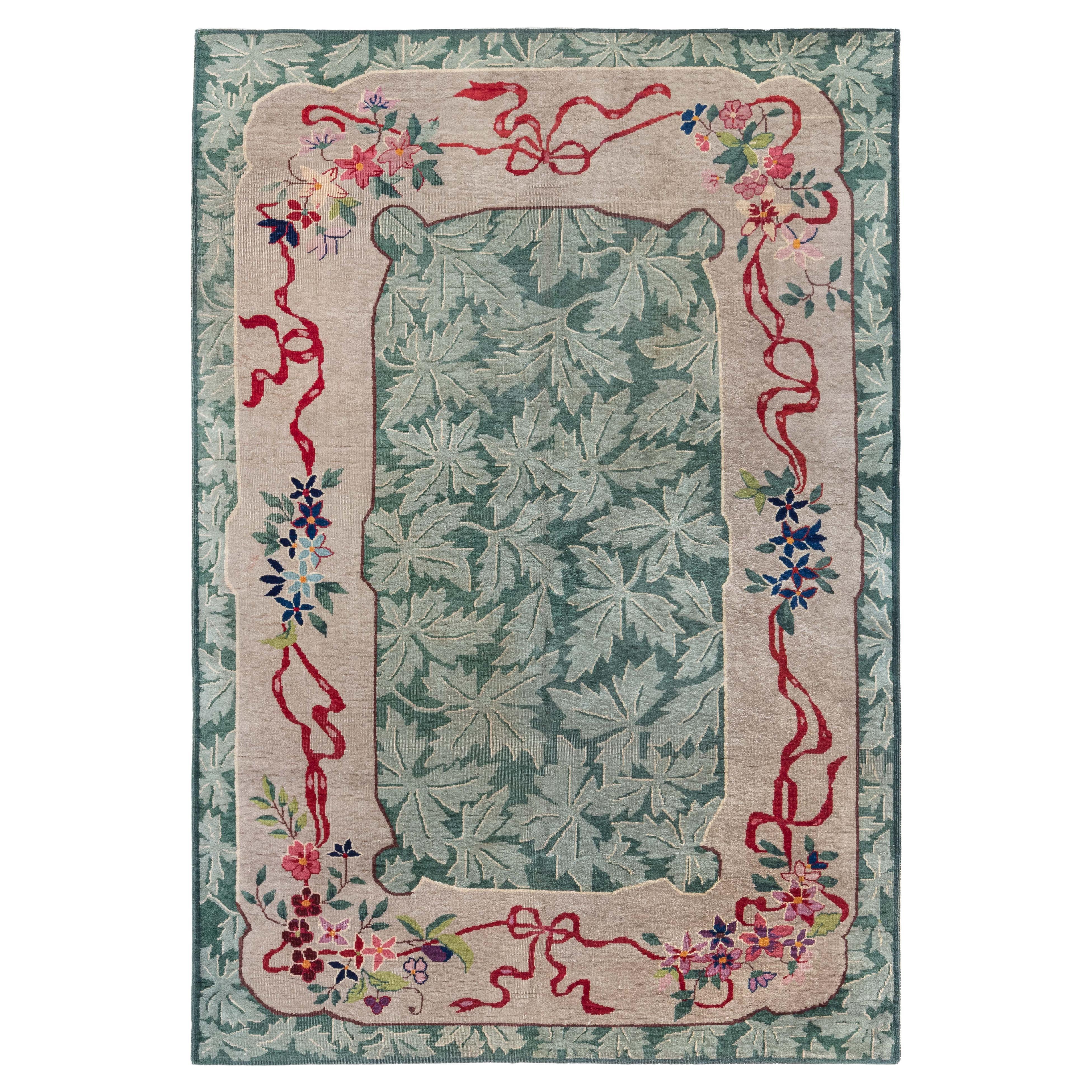 Doris Leslie Blau Midcentury Art Deco Chinese Rug