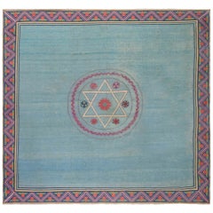 Doris Leslie Blau Midcentury Jewish Star of David Marbadia Rug