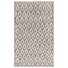 Doris Leslie Blau Tappeto marocchino geometrico in lana fatto a mano del periodo centrale del secolo scorso