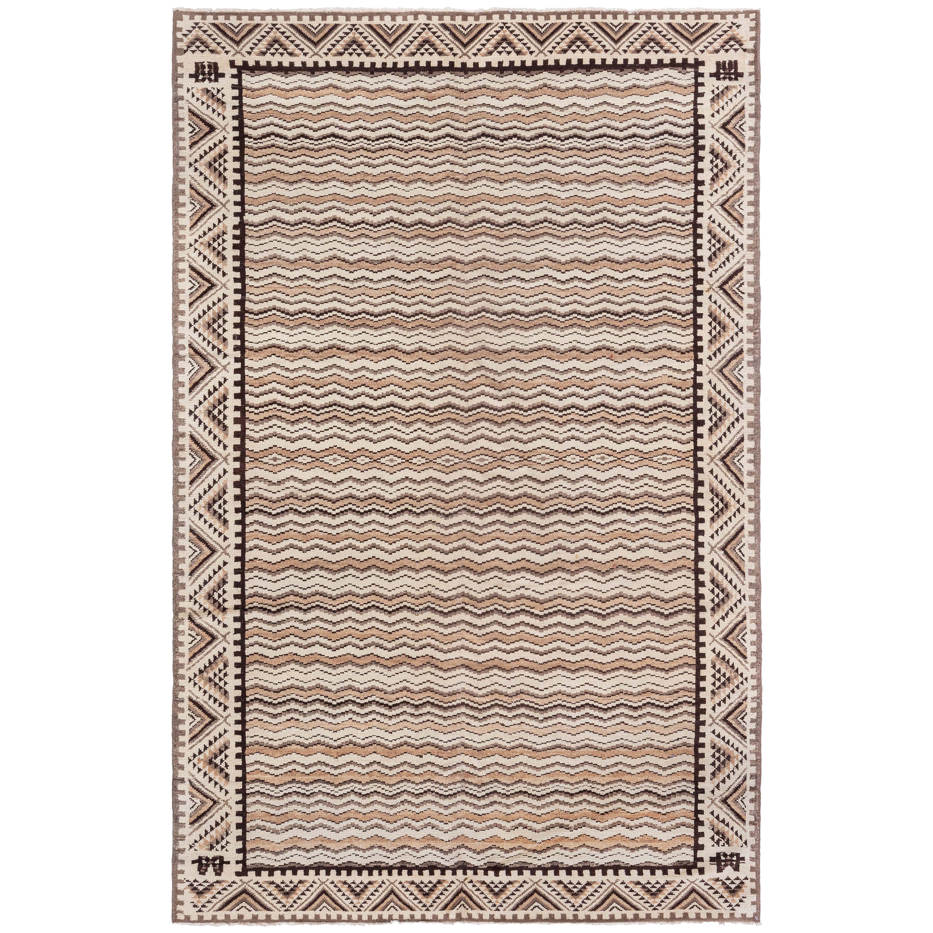 Doris Leslie Blau Tappeto in lana marocchino fatto a mano del periodo centrale del secolo scorso