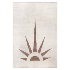 Doris Leslie Blau Midcentury Moroccan Natural Undyed Wool Rug