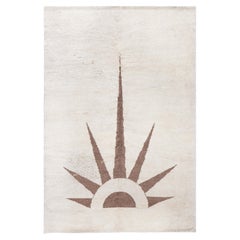 Doris Leslie Blau Midcentury Moroccan Natural Undyed Wool Rug