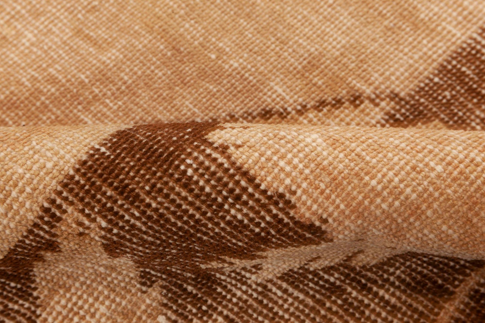 Doris Leslie Blau Alfombra de lana hecha a mano Samarcanda de mediados de siglo Tejido a mano en venta