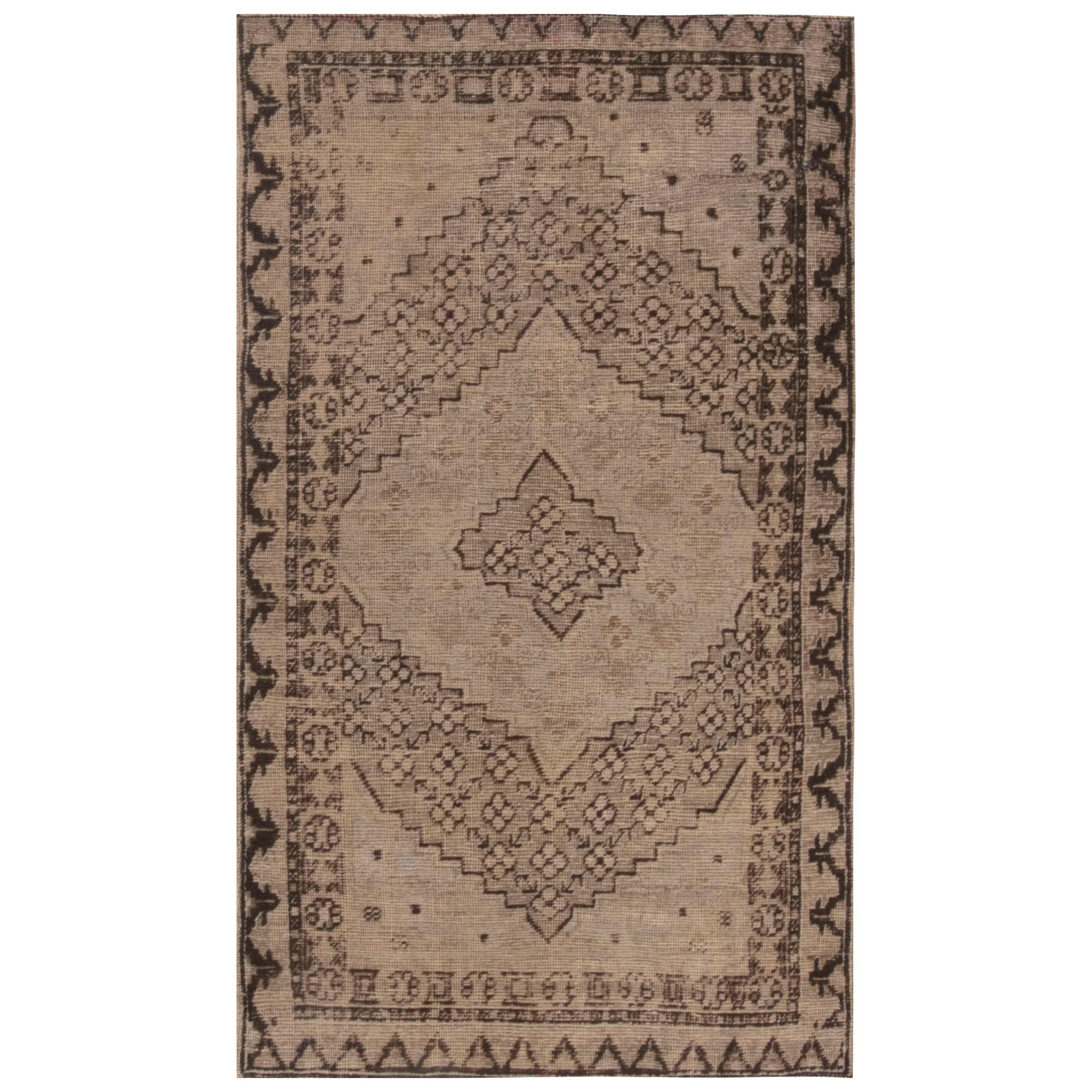 Doris Leslie Blau Midcentury Samarkand Tapis en laine fait main