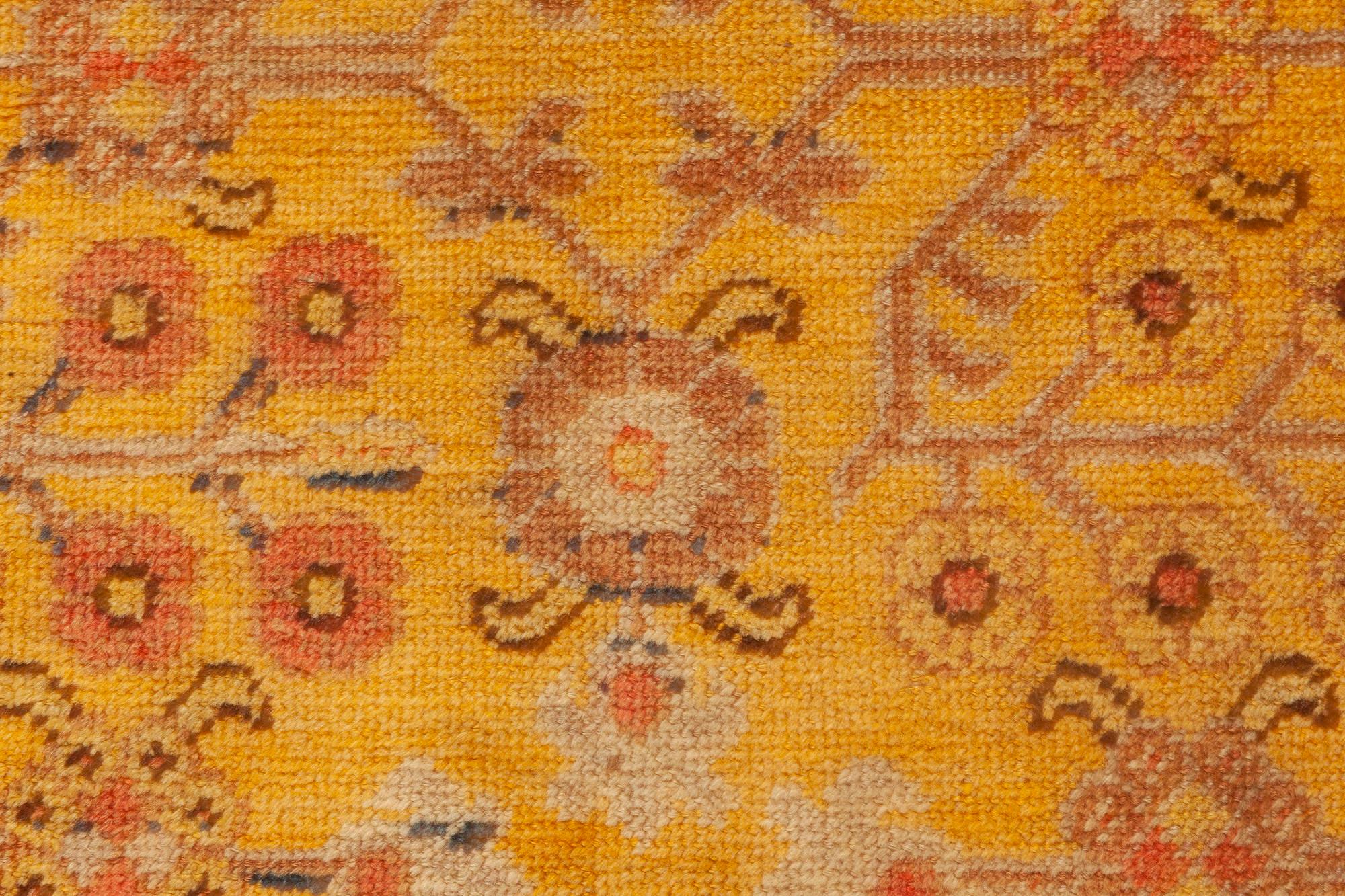 Mid-Century Modern Doris Leslie Blau Midcentury Samarkand Handwoven Wool Rug For Sale