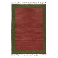 Tapis suédois à tissage plat du milieu du siècle dernier Doris Leslie Blau par Erik Lundberg