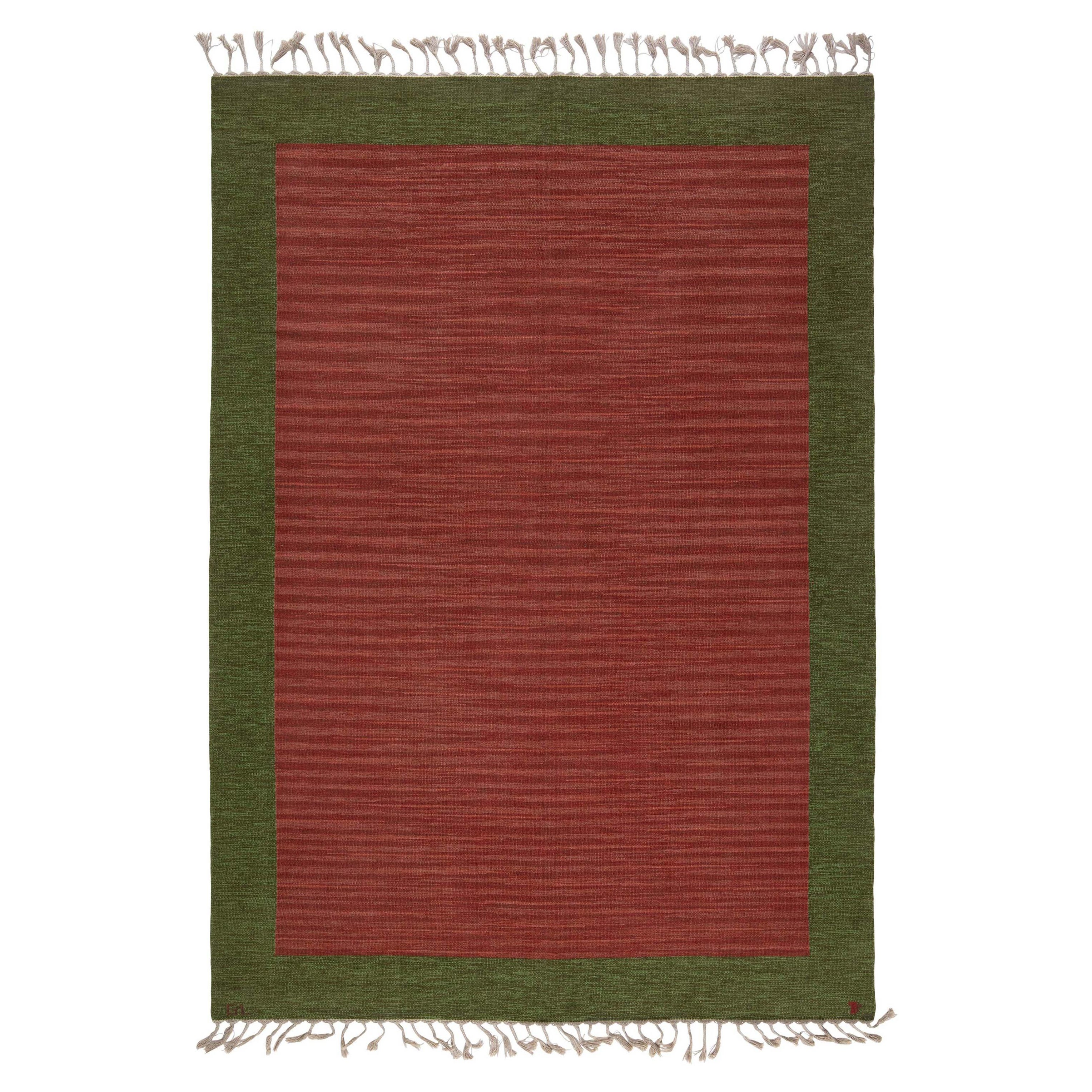 Tapis suédois à tissage plat du milieu du siècle dernier Doris Leslie Blau par Erik Lundberg
