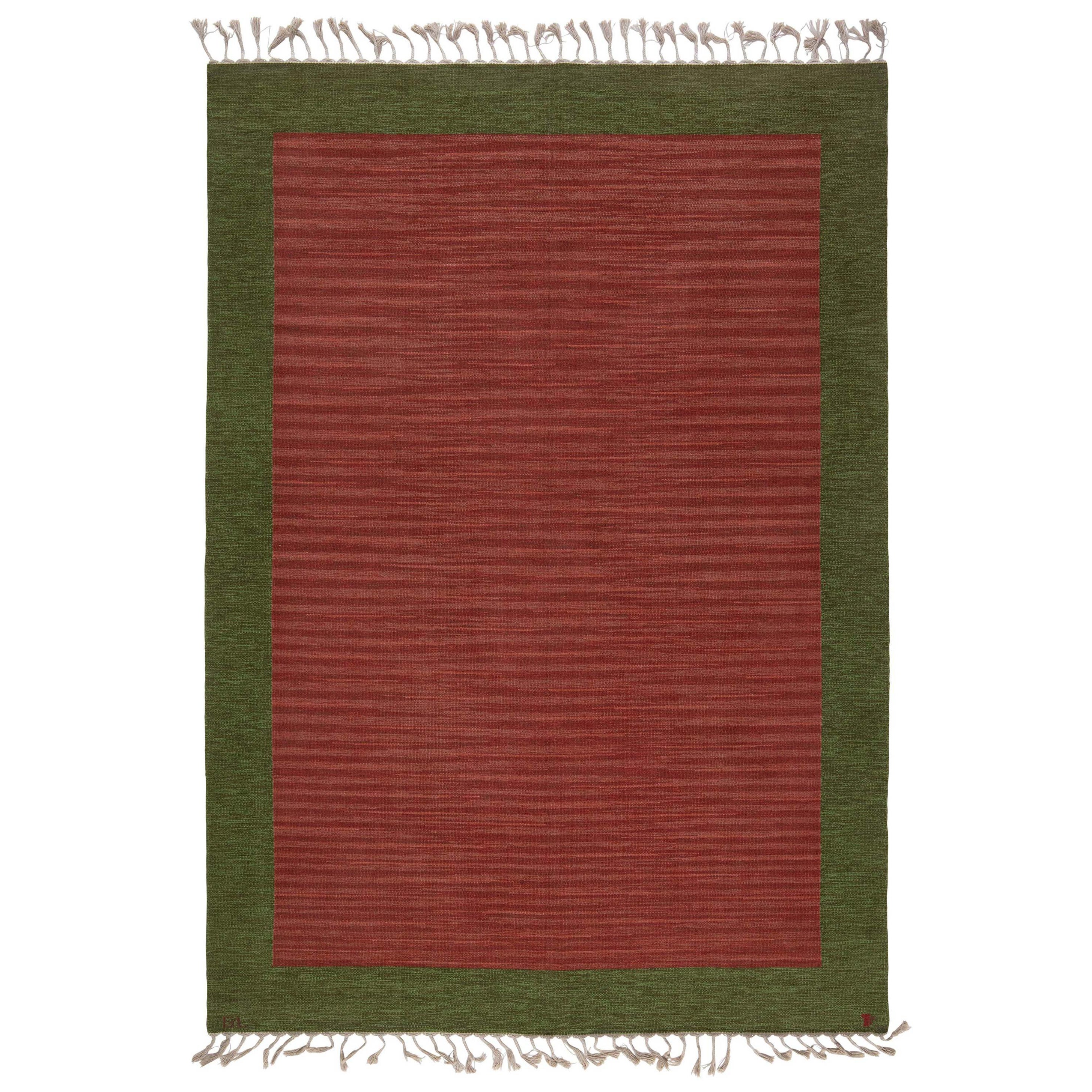 Doris Leslie Blau Midcentury Swedish Flat Weave Rug by Erik Lundberg im Angebot