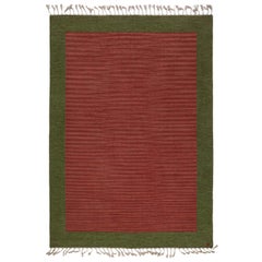 Doris Leslie Blau Midcentury Swedish Flat Weave Rug by Erik Lundberg