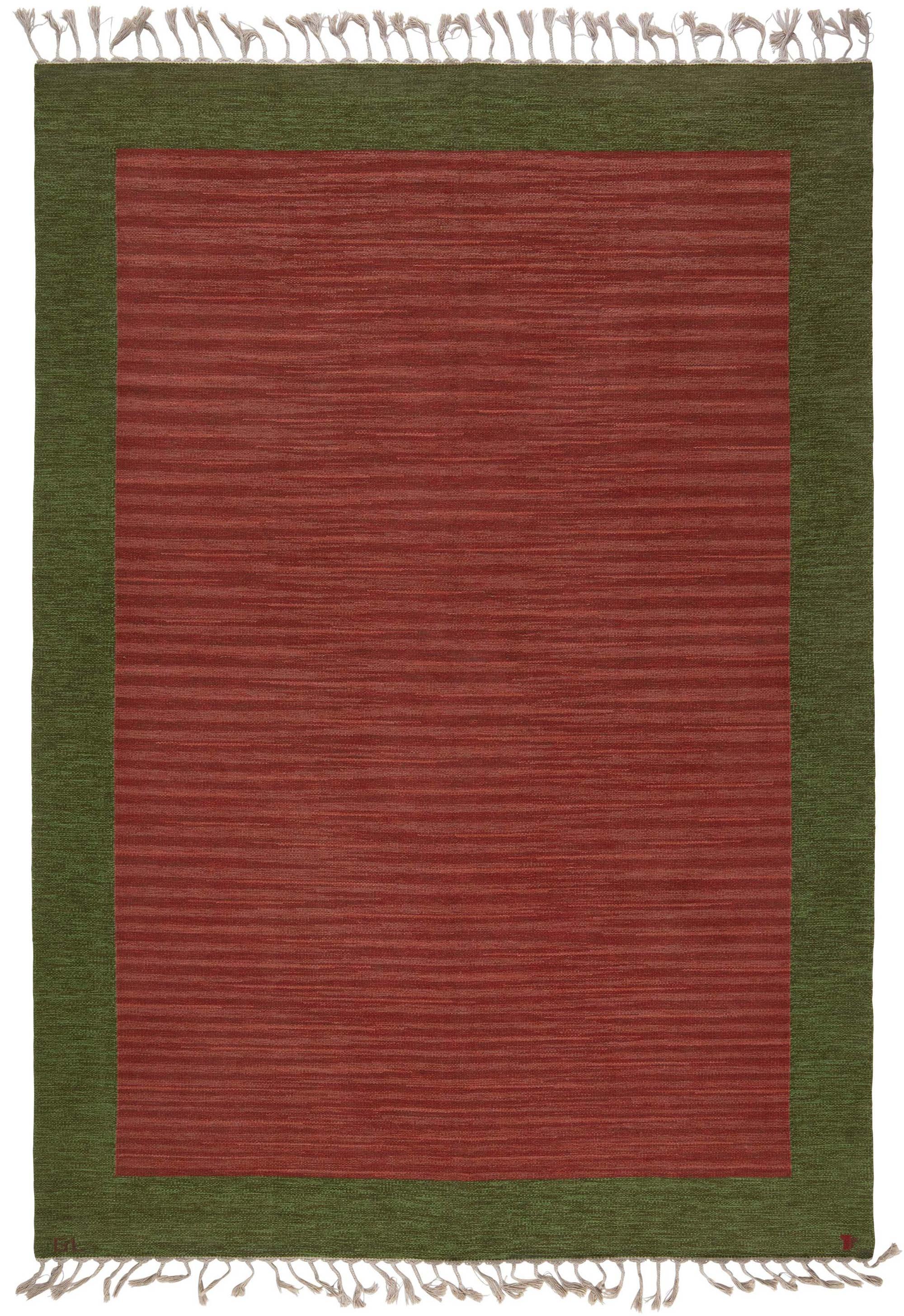 Doris Leslie Blau Midcentury Swedish Flat Weave Rug by Erik Lundberg For Sale