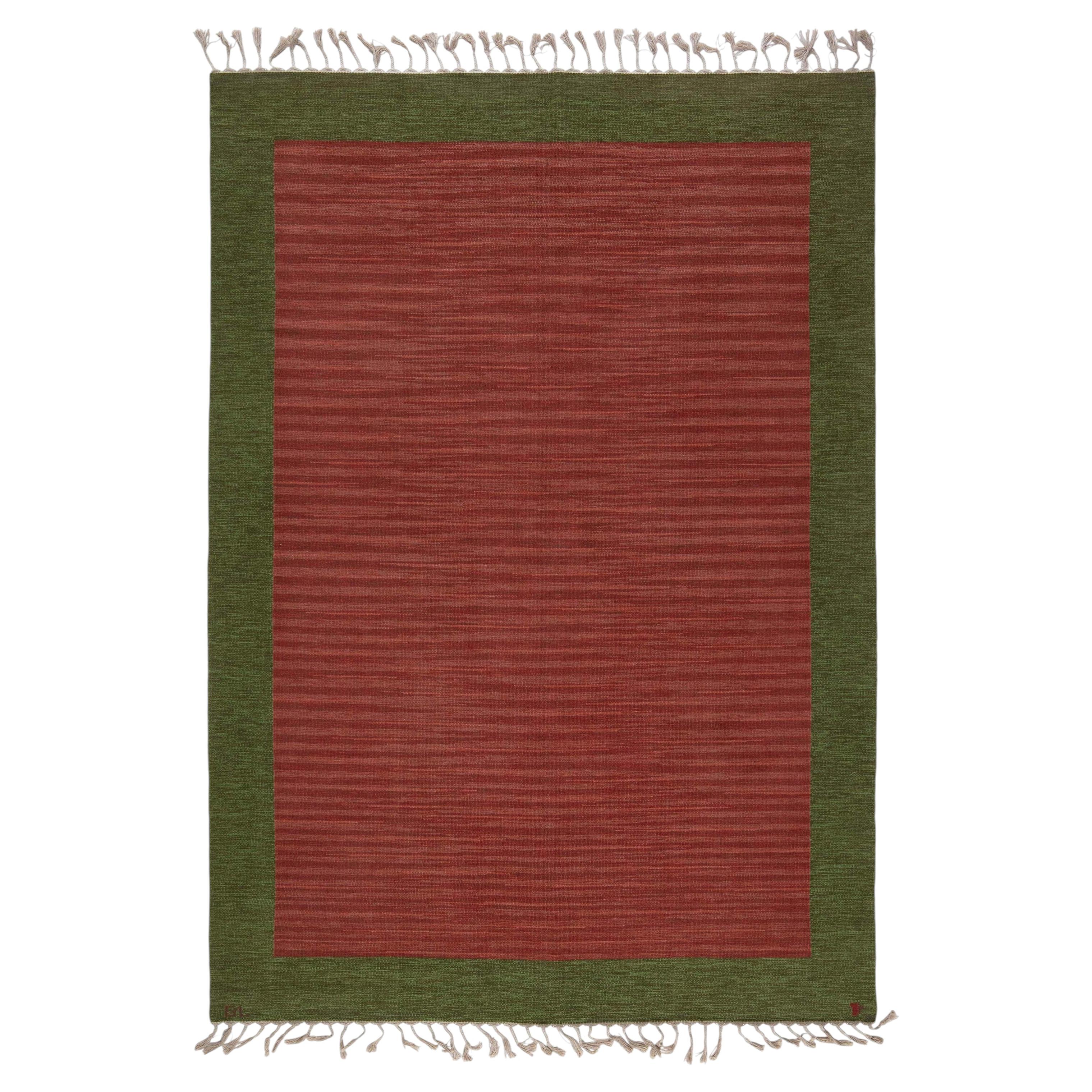 Doris Leslie Blau Midcentury Swedish Flat Weave Rug by Erik Lundberg