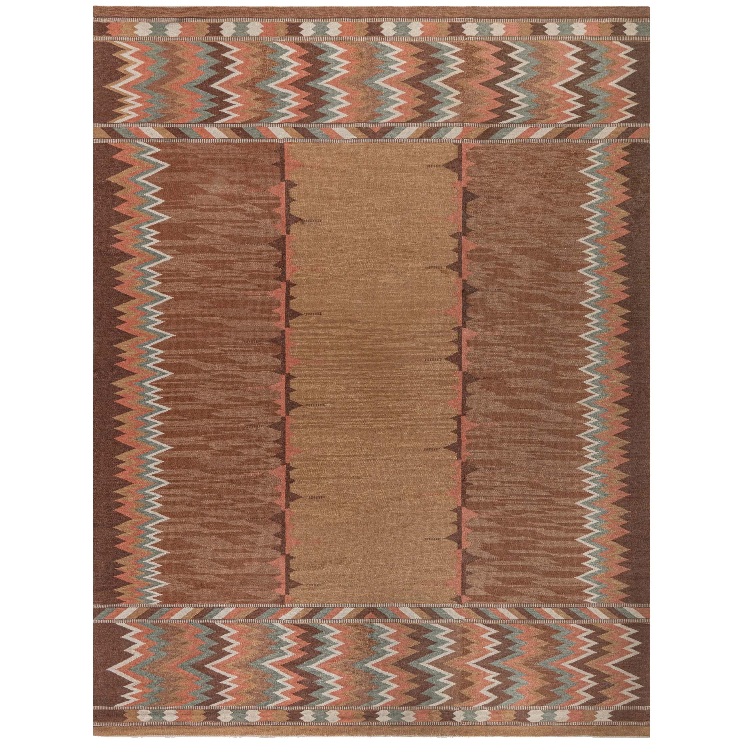 Doris Leslie Blau Midcentury Swedish Flat-Weave Rug