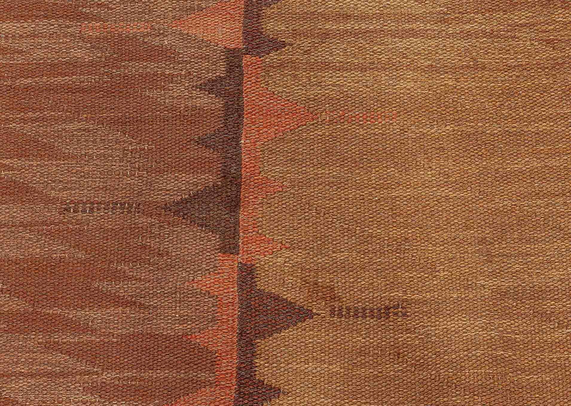 Midcentury Swedish Flat-Weave Rug, circa 1950s
Size: 9'8
