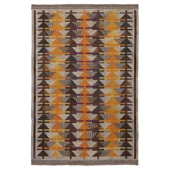 Doris Leslie Blau Midcentury Swedish Rolakan Rug by Gavleborgs Lans Hemslojd