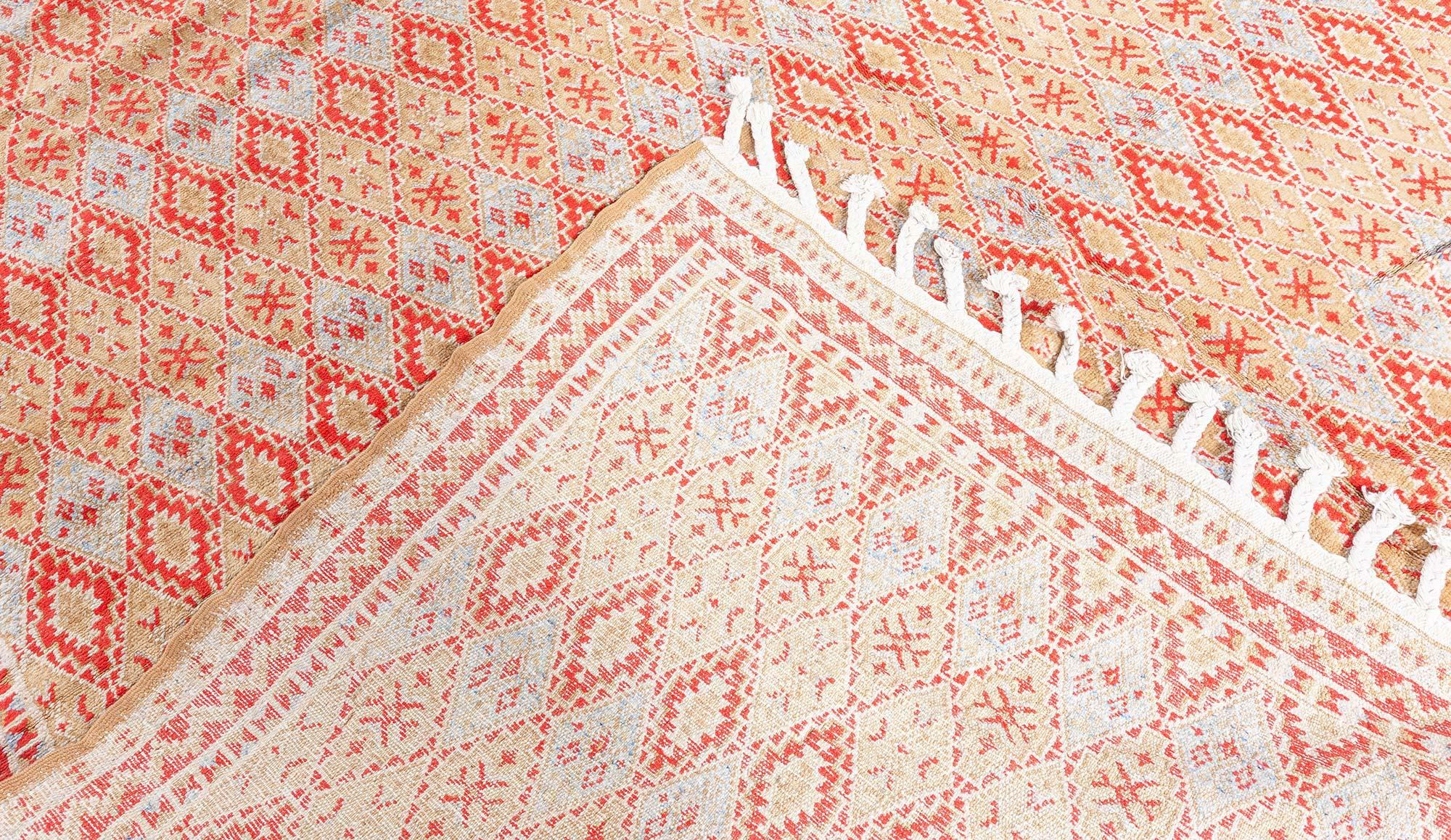 20ième siècle Doris Leslie Blau Midcentury Tribal Moroccan Handmade Wool Rug (tapis de laine fait main) en vente