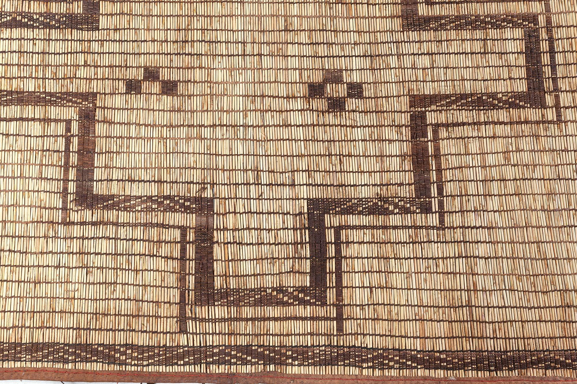 Leather Doris Leslie Blau Moroccan Tuareg Rug For Sale