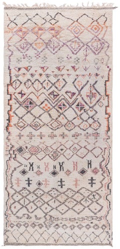 Doris Leslie Blau Moroccan Vintage Rug – Intricate Tribal Geometry