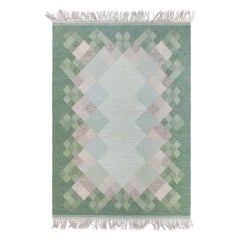 Doris Leslie Blau "Opal" - Midcentury Swedish Flat Woven Rug by Brita Svefors