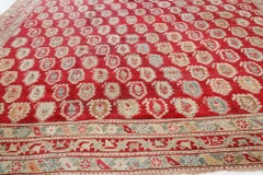 Doris Leslie Blau Oushak Turkish Antique Allover Warm Tan Carpet - c. 1880