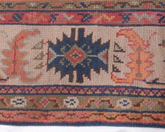 Doris Leslie Blau Oushak Turkish Antique Floral Medallion Warm Tan Rug - c. 1900