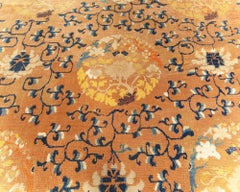 Doris Leslie Blau Oversized 1820s Antique Chinese Rug with Auspicious Medallions