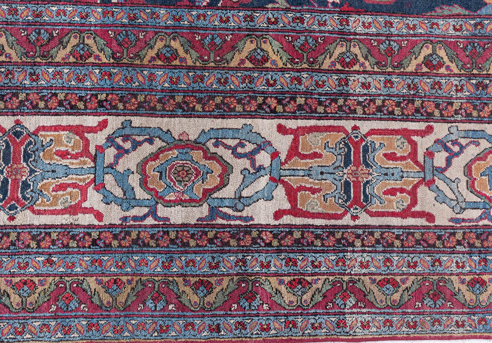 Persischer Kirman-Teppich in Übergröße aus dem 19.
Größe: 15'4