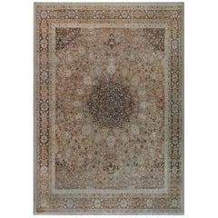 Doris Leslie Blau Oversized 19th Century Persian Tabriz Wool Rug