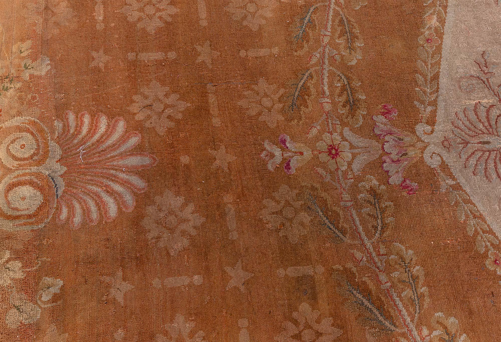 Doris Leslie Blau Oversized Antique French Directoire Savonnerie Rug For Sale 5