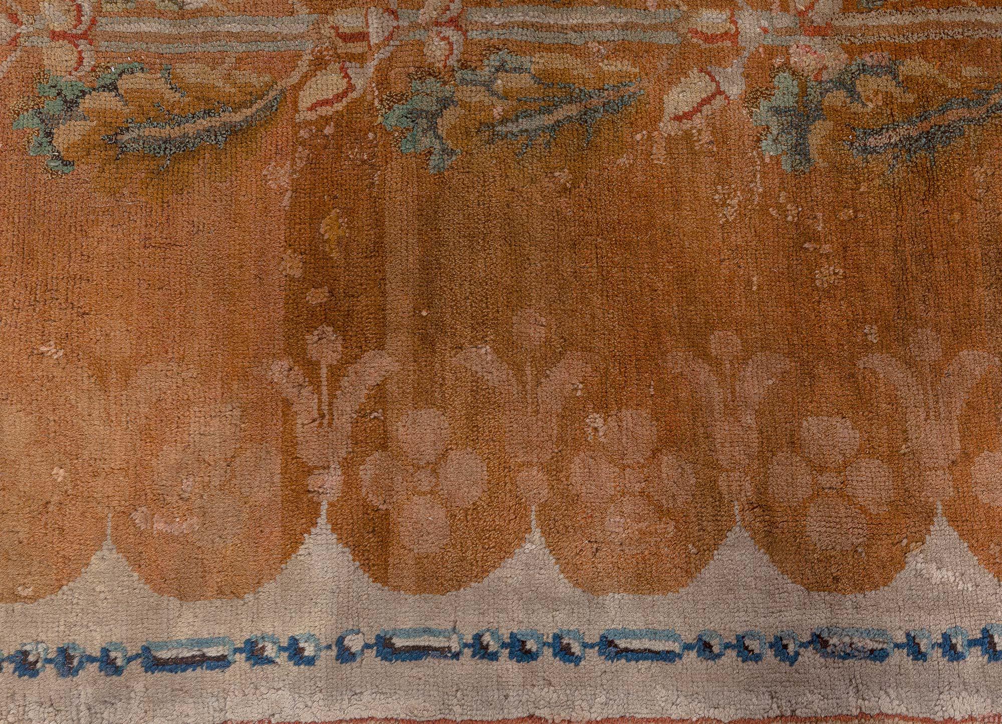 Oversized antique French Directoire Savonnerie carpet
Size: 16'0