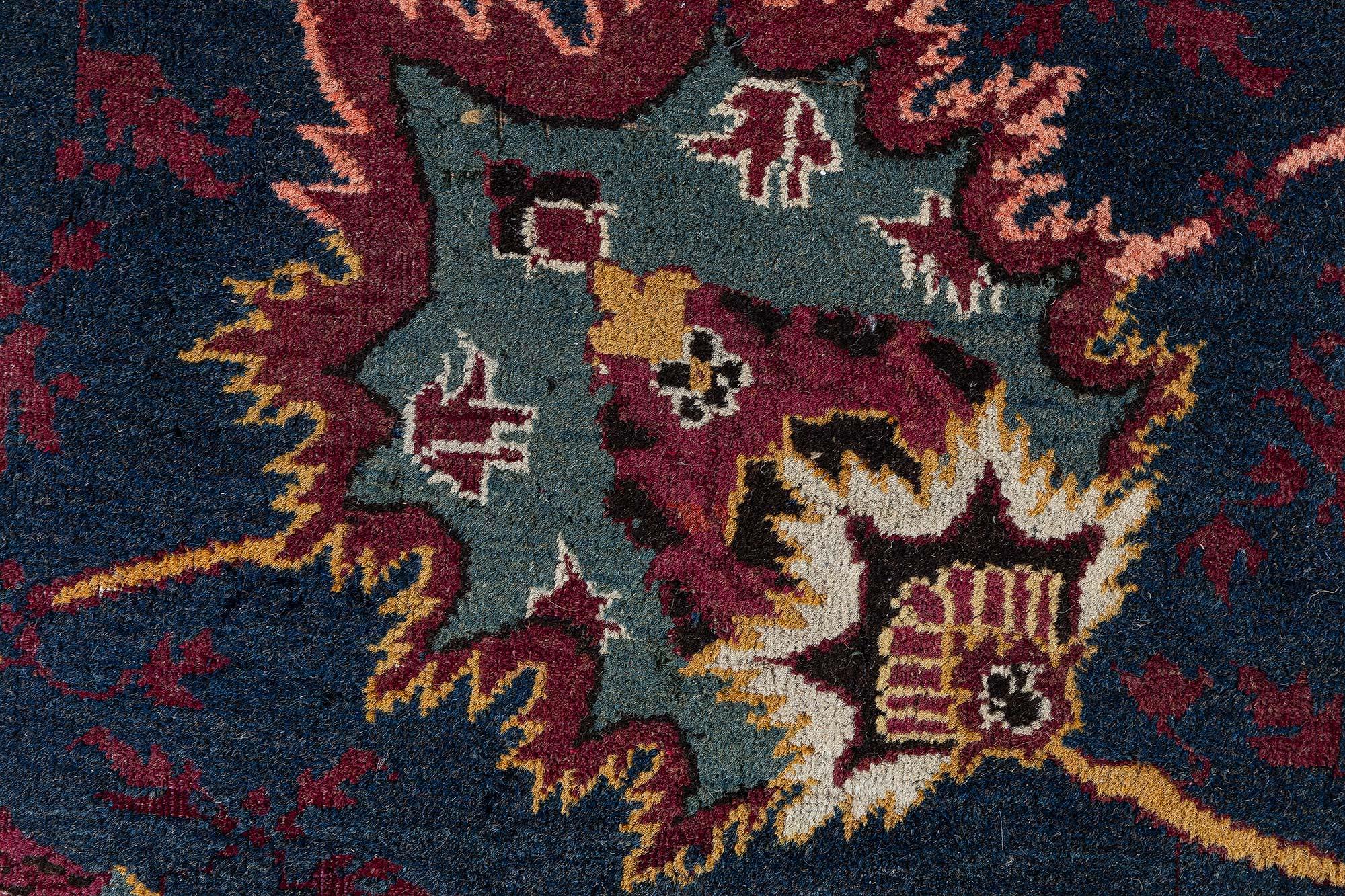 Alfombra India Antigua Amritsar Doris Leslie Blau Sobredimensionada siglo XIX en venta