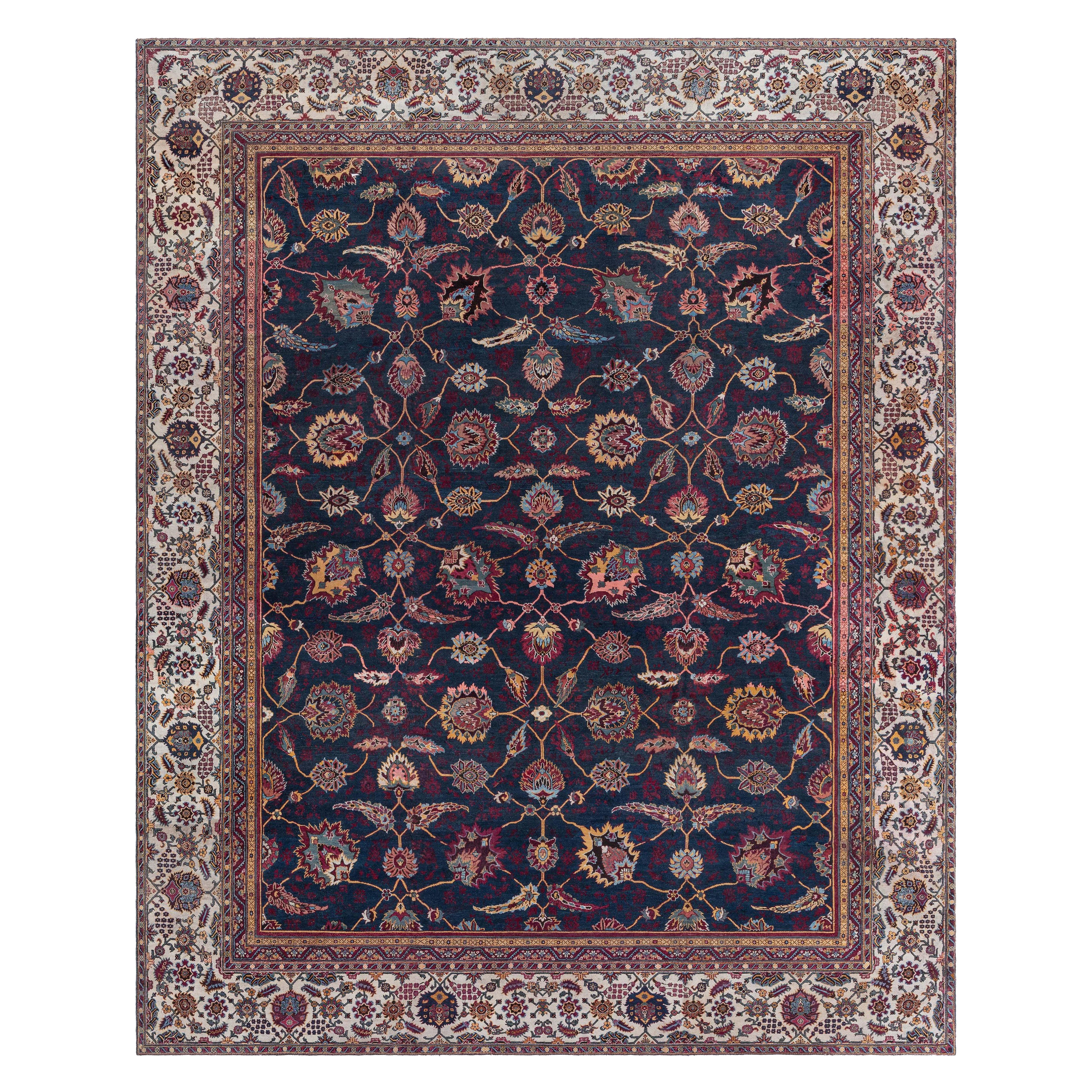 Doris Leslie Blau Oversized Antique Indian Amritsar Rug