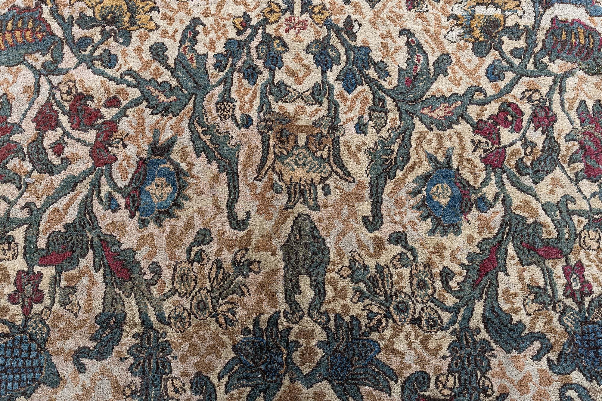 Doris Leslie Blau Oversized Antique Indian Carpet For Sale 2