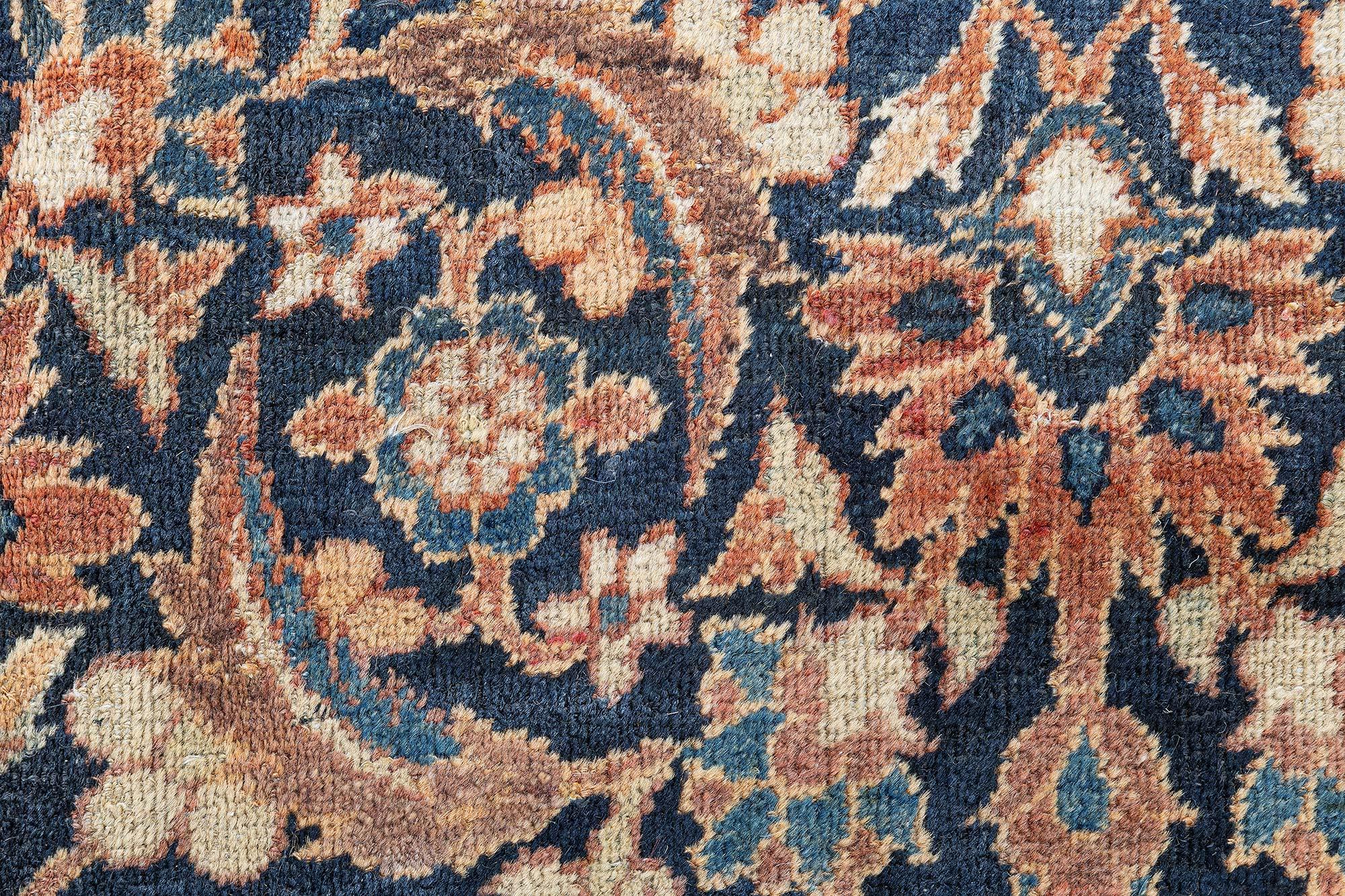 20th Century Doris Leslie Blau Oversized Antique Persian Meshad Rug For Sale