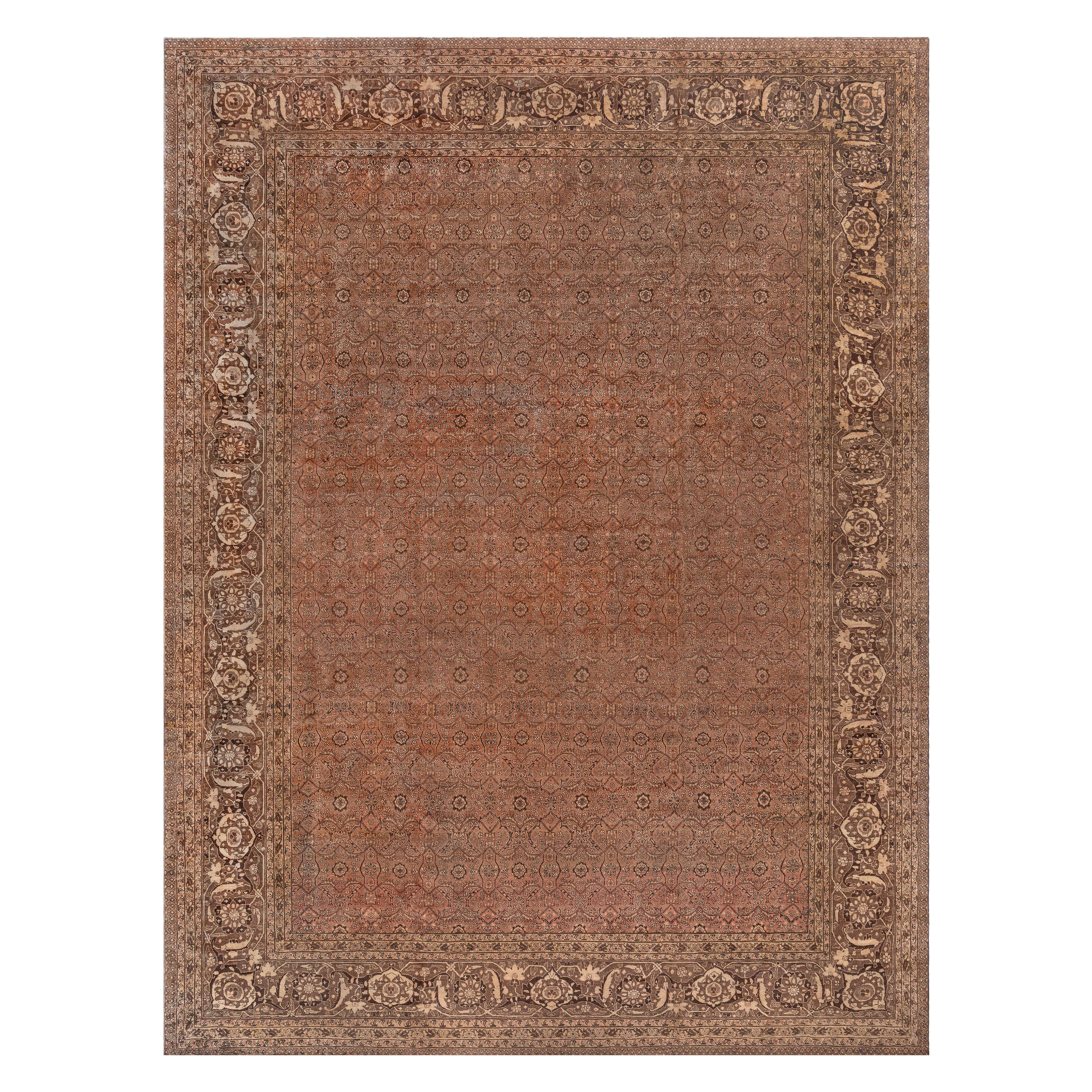 Alfombra Tabriz Persa Antigua Doris Leslie Blau Sobredimensionada