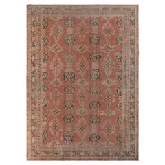 Doris Leslie Blau Tapis Oushak turc ancien surdimensionné