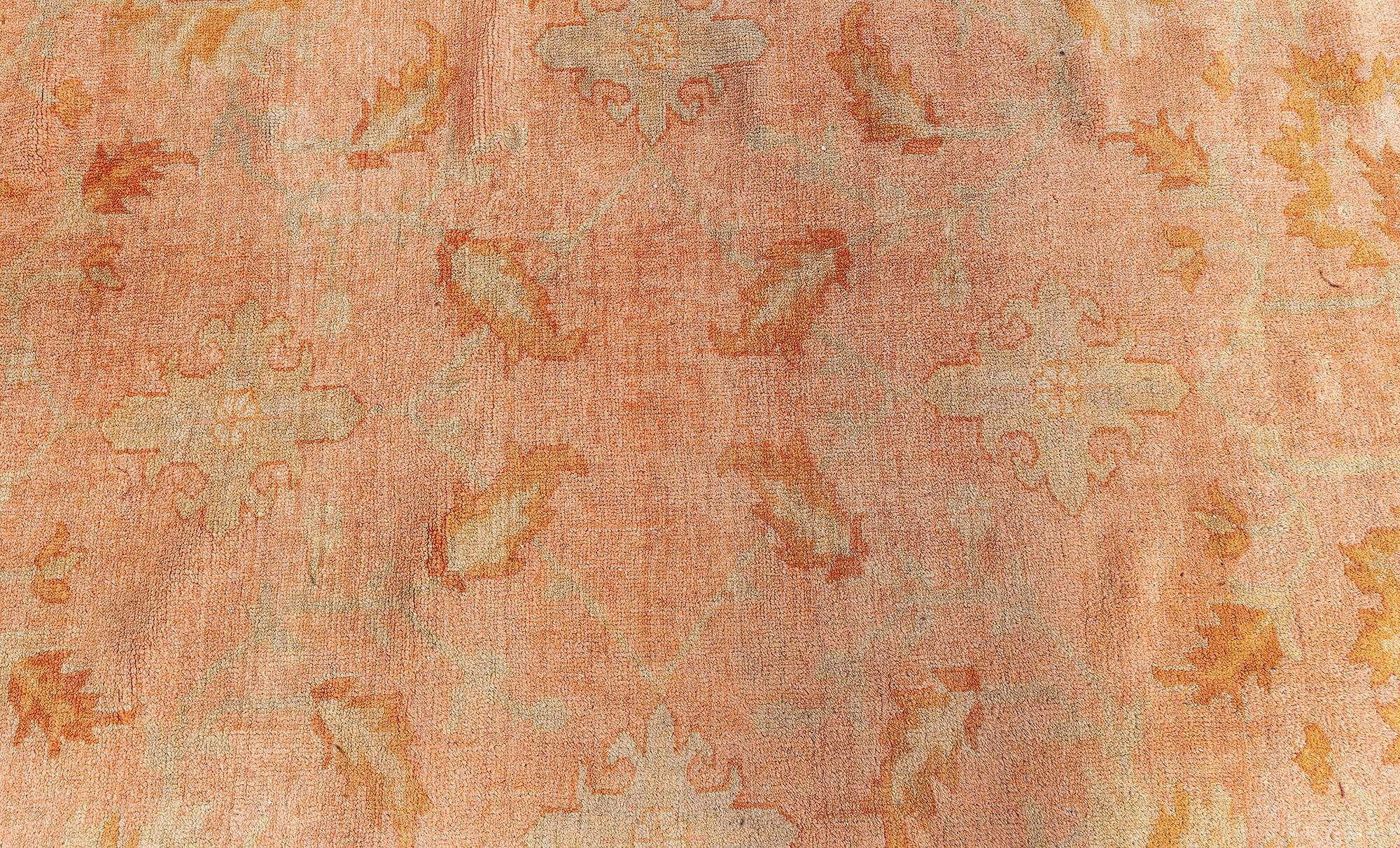 Doris Leslie Blau Oversized Antique Turkish Oushak Rug For Sale 3