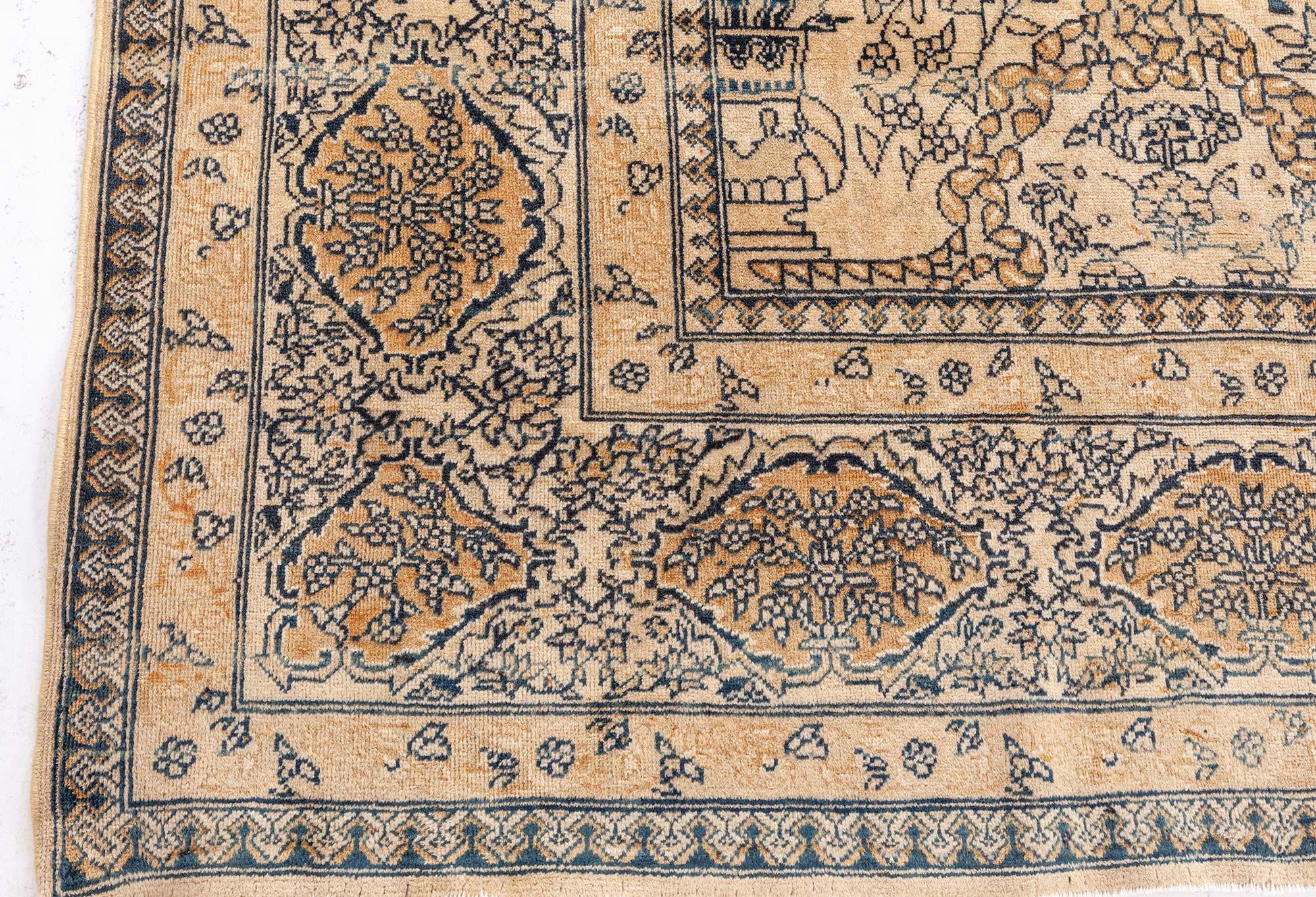 Indischer Vintage-Teppich in Übergröße (Größe angepasst)
Größe: 16'0