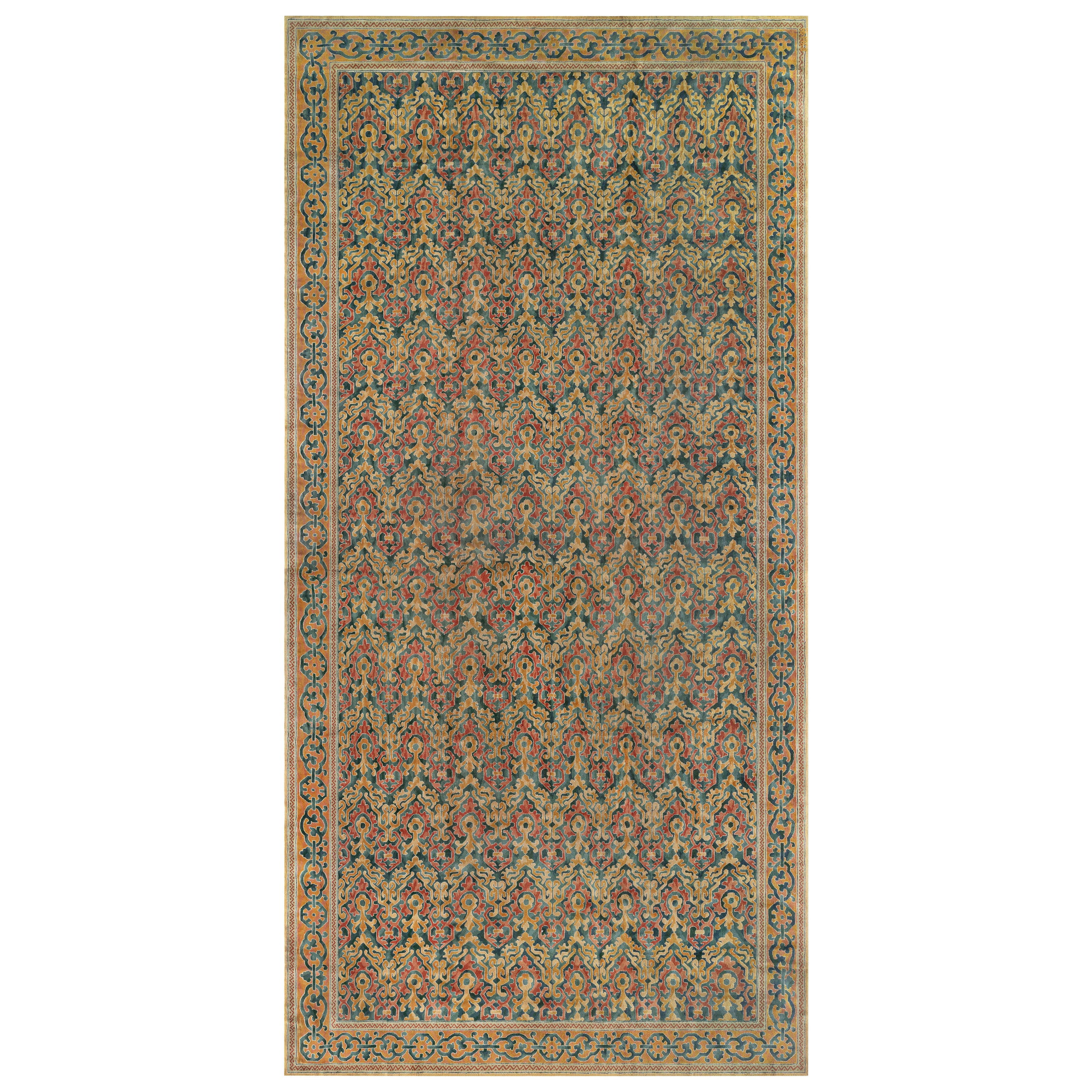 Doris Leslie Blau Oversized Vintage Spanish Cuenca Rug 
Size Adjusted
