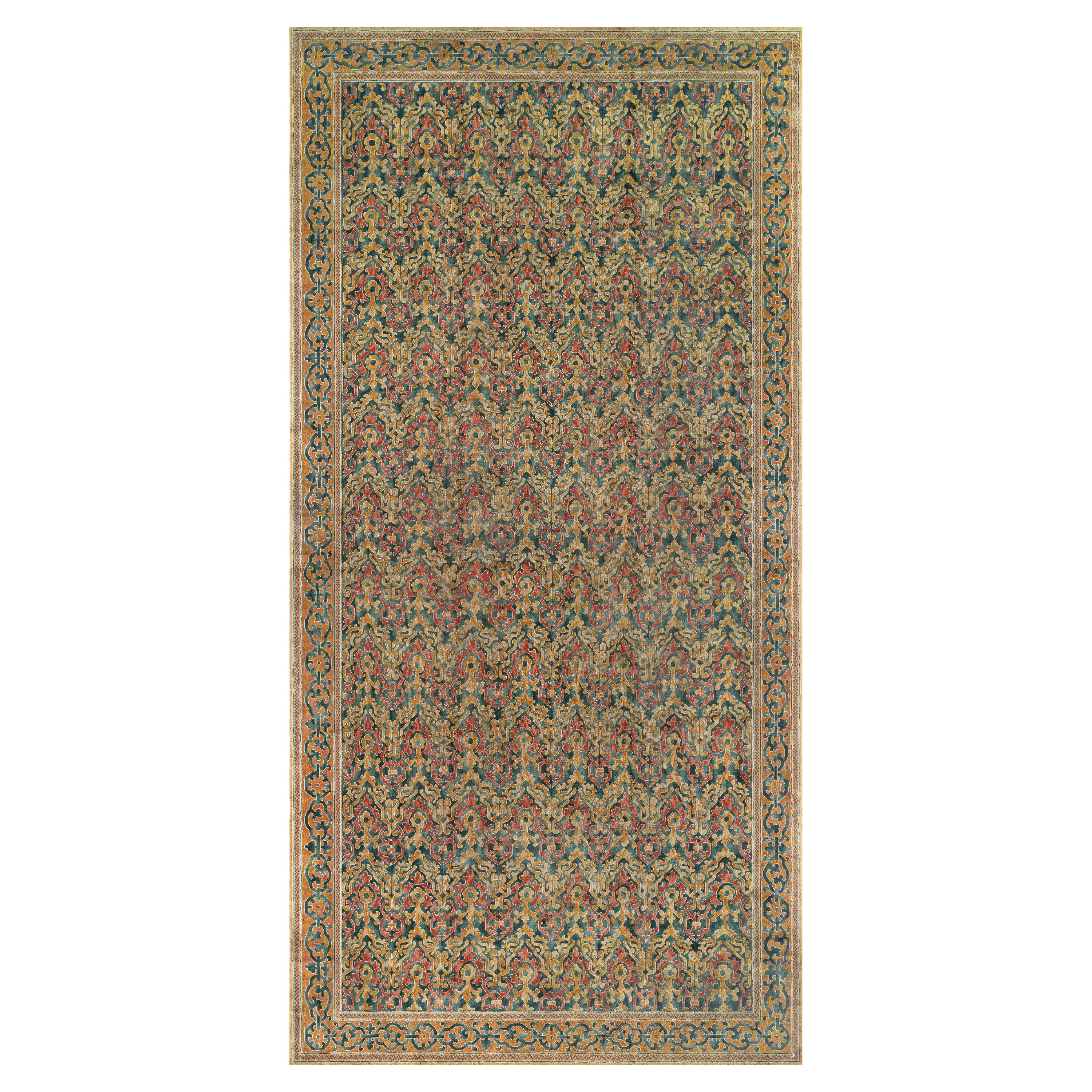 Doris Leslie Blau Oversized Vintage Spanish Cuenca Rug 
Size Adjusted
