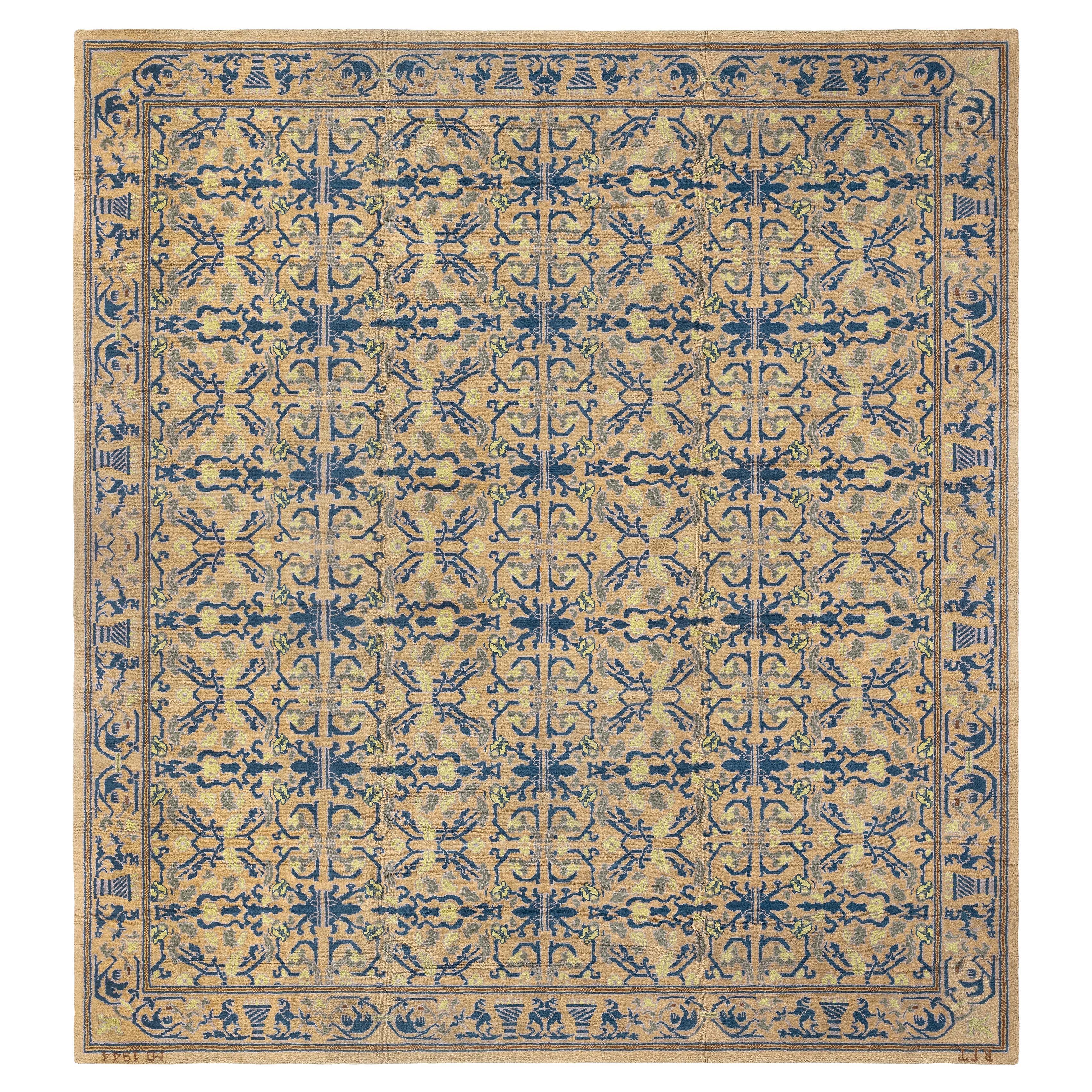 Doris Leslie Blau Oversized Vintage Spanish Rug
